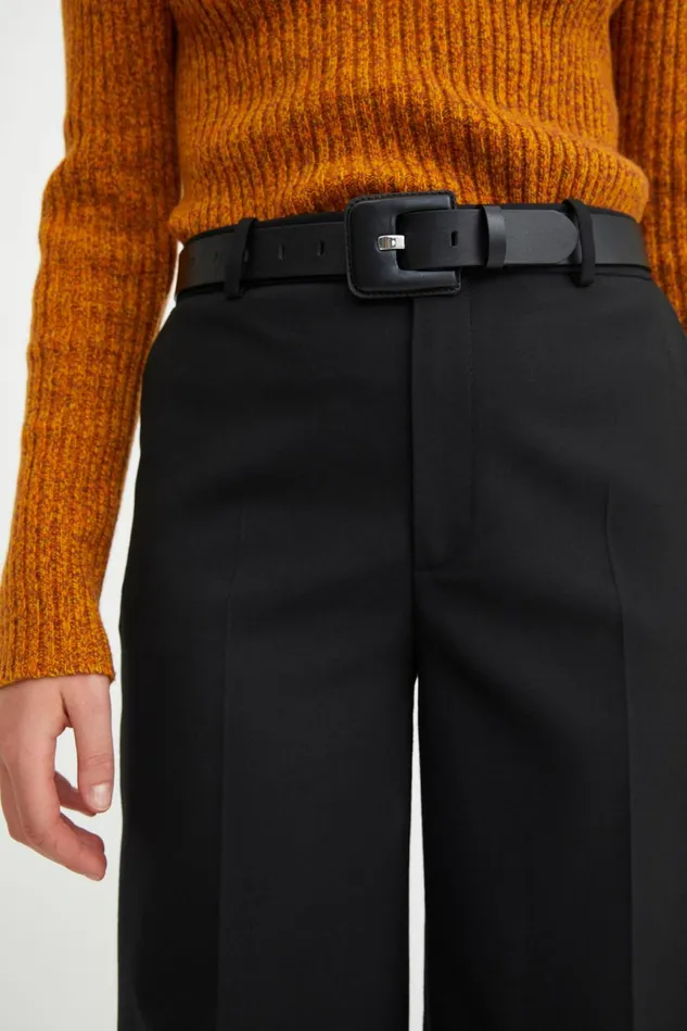 Abelia Belt Black Women Rodebjer Belts