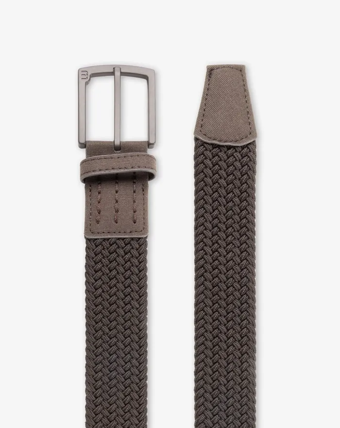 Accessories Belts TravisMathew BANKS CLOSED 20 STRETCH WOVEN BELT Coffee