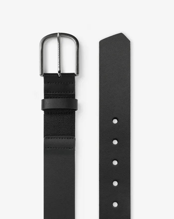 Accessories Belts TravisMathew JINX 20 LEATHER HYBRID STRETCH BELT Black