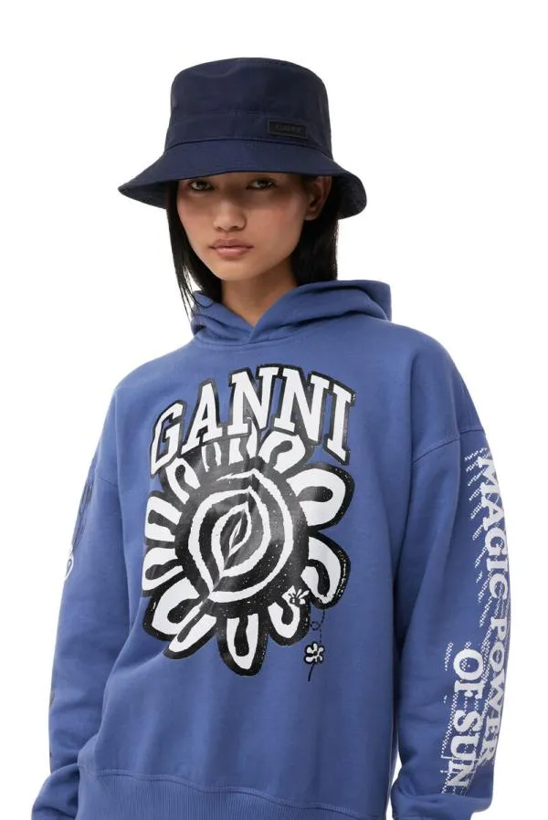 Accessories GANNI Hats Black Tech Bucket Hat Black Accessories GANNI Hats Black Tech Bucket Hat Black