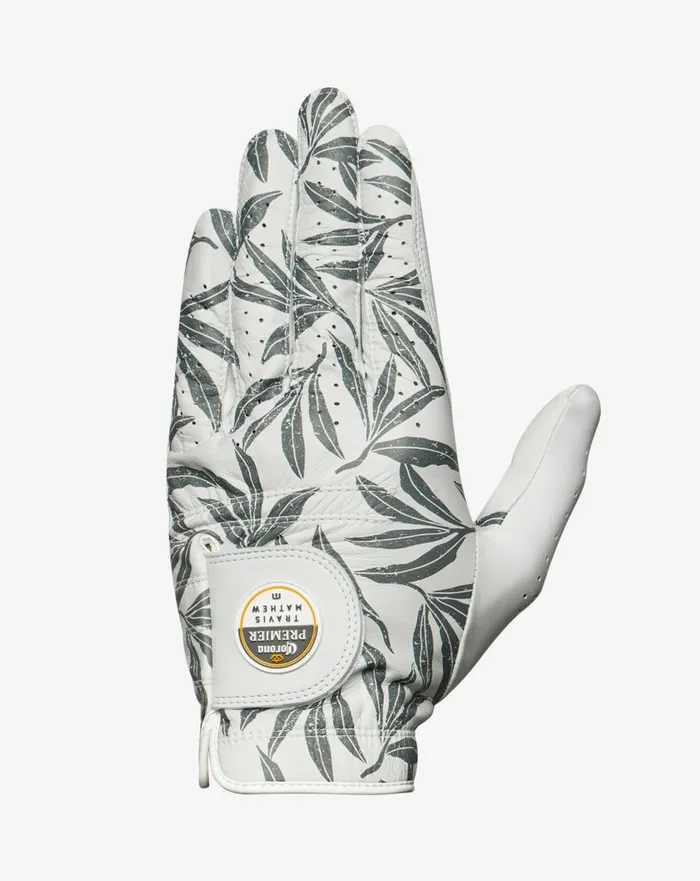 Accessories Golf Gloves TravisMathew BRING THE BACON GOLF GLOVE White