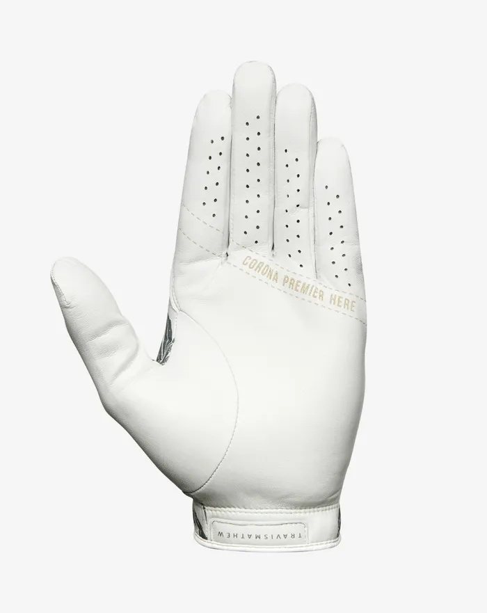 Accessories Golf Gloves TravisMathew BRING THE BACON GOLF GLOVE White