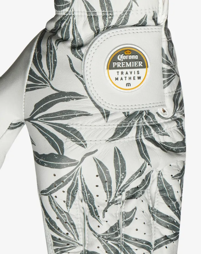 Accessories Golf Gloves TravisMathew BRING THE BACON GOLF GLOVE White
