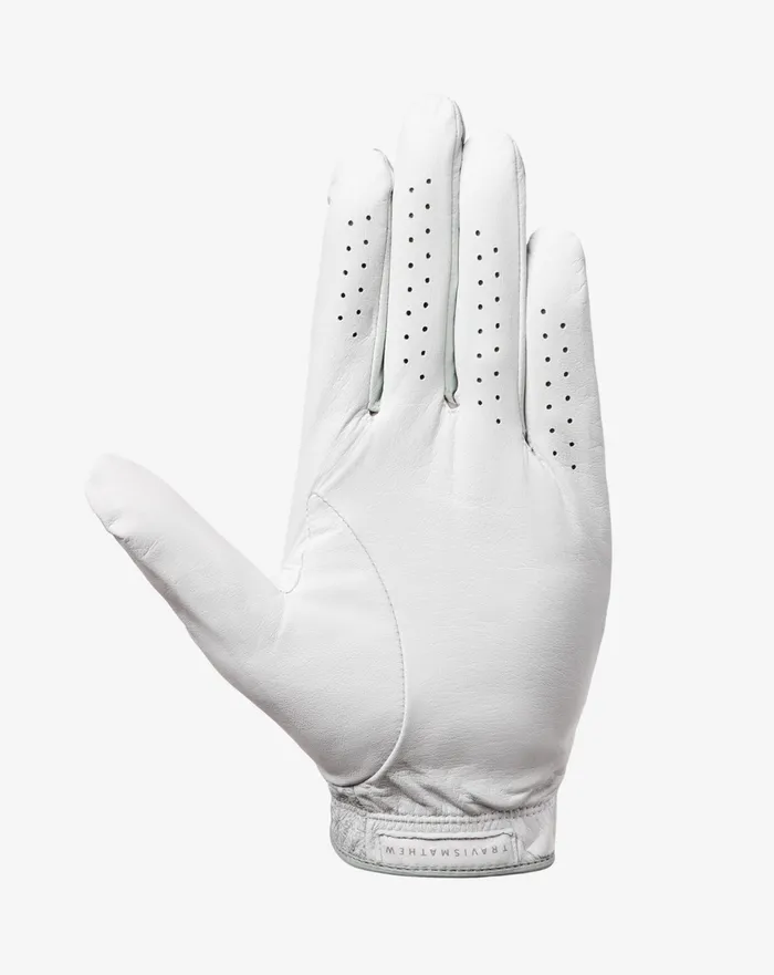 Accessories Golf Gloves TravisMathew HEADLINER GOLF GLOVE White Acropolis