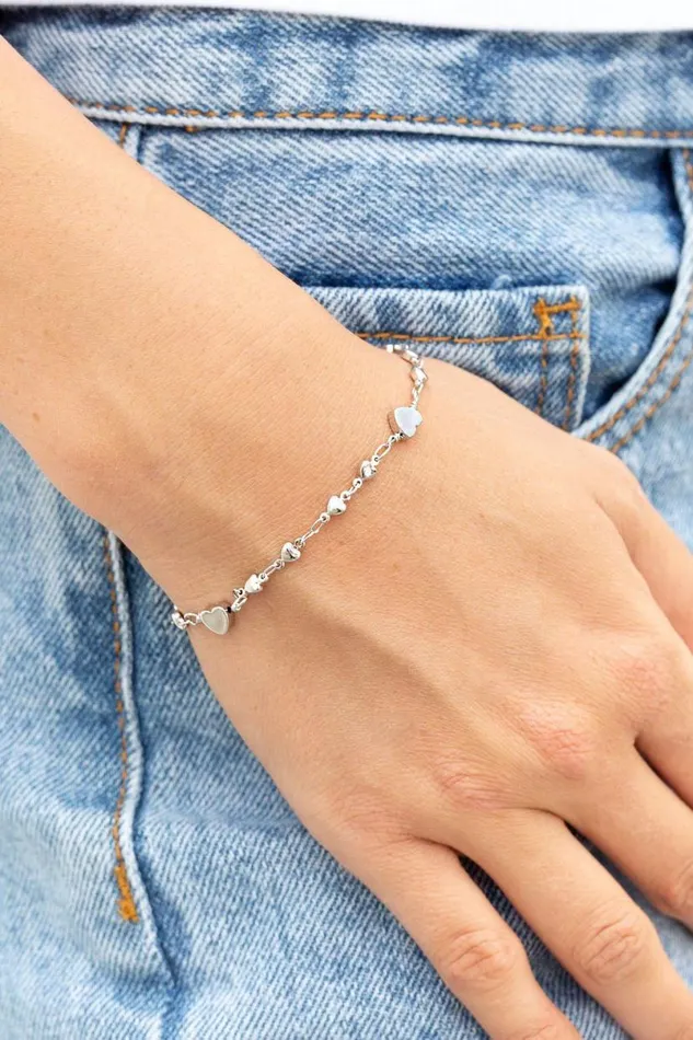 Accessories Heart Charm Bracelet Brandy Melville JEWELRY