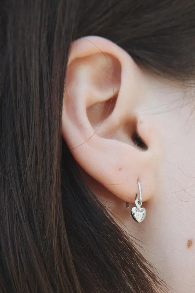 Accessories Heart Charm Earrings Brandy Melville JEWELRY
