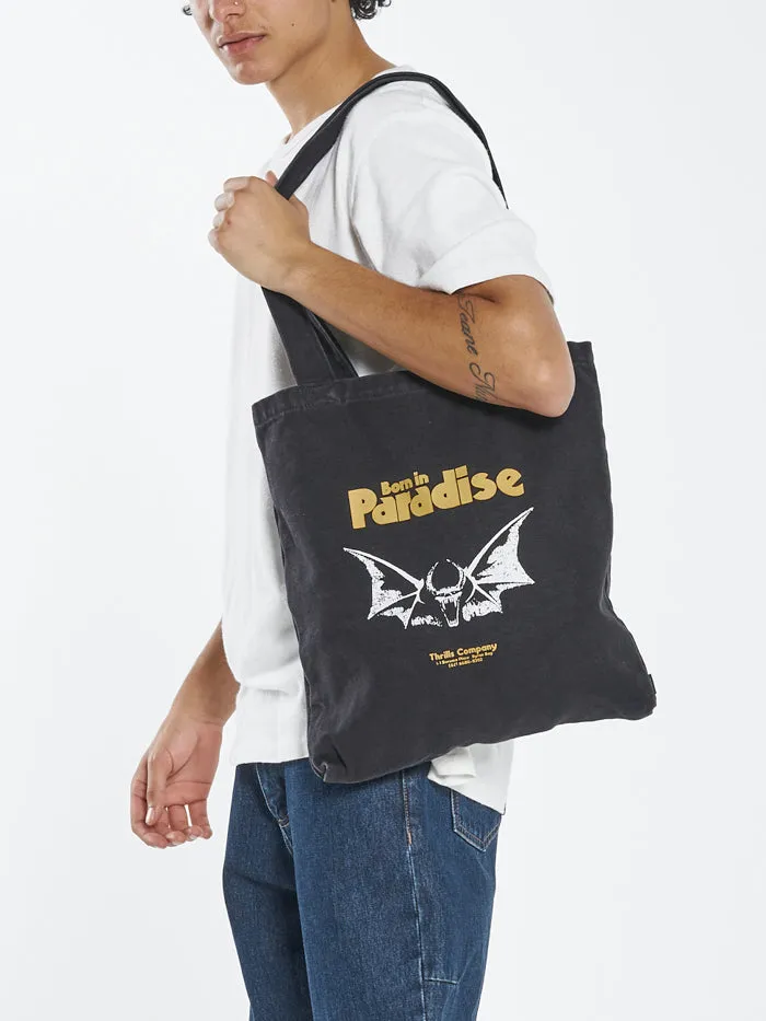 Accessories Odditty Tote Bag Black Thrills Tote Bags