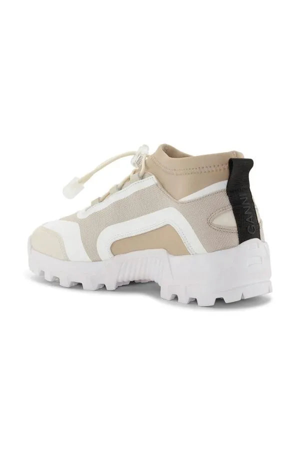 AccessoriesShoes GANNI Trainers Performance Neoprene Sneakers Egret