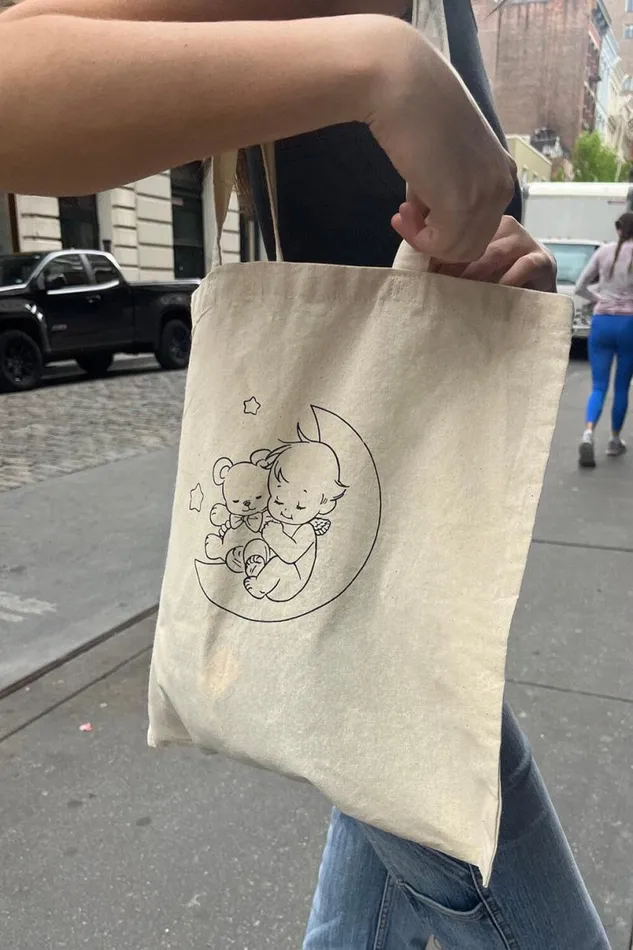 Accessories Sleeping Cherub Tote Bag Brandy Melville BAGS and BACKPACKS