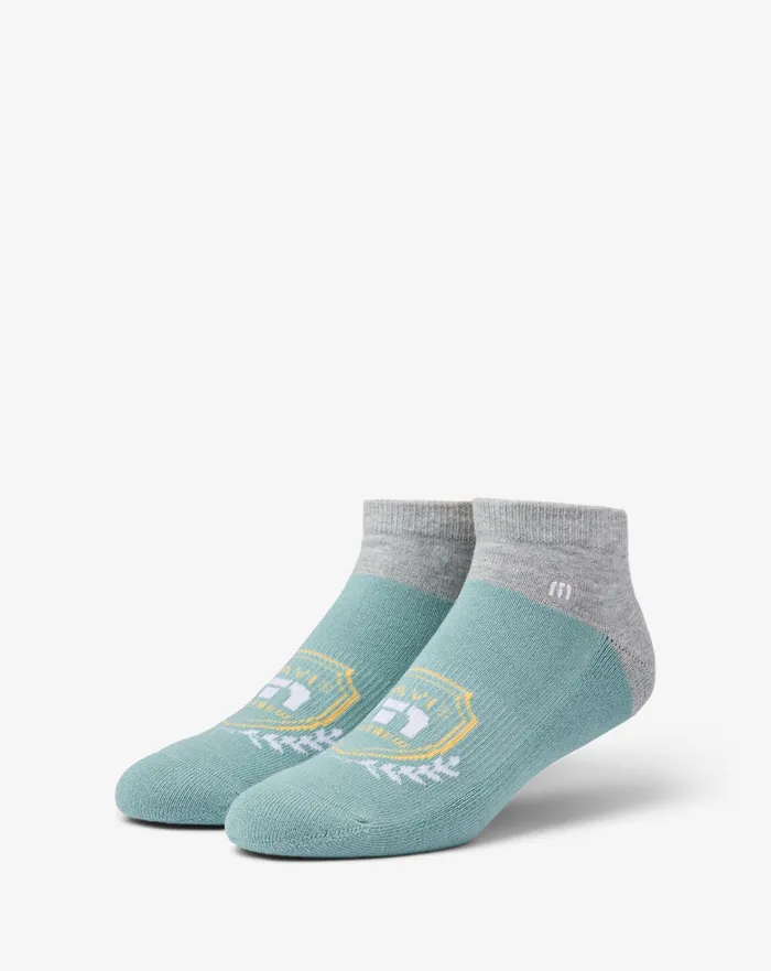 Accessories Socks TravisMathew COURSE CHARTER ANKLE SOCK Heather Grey