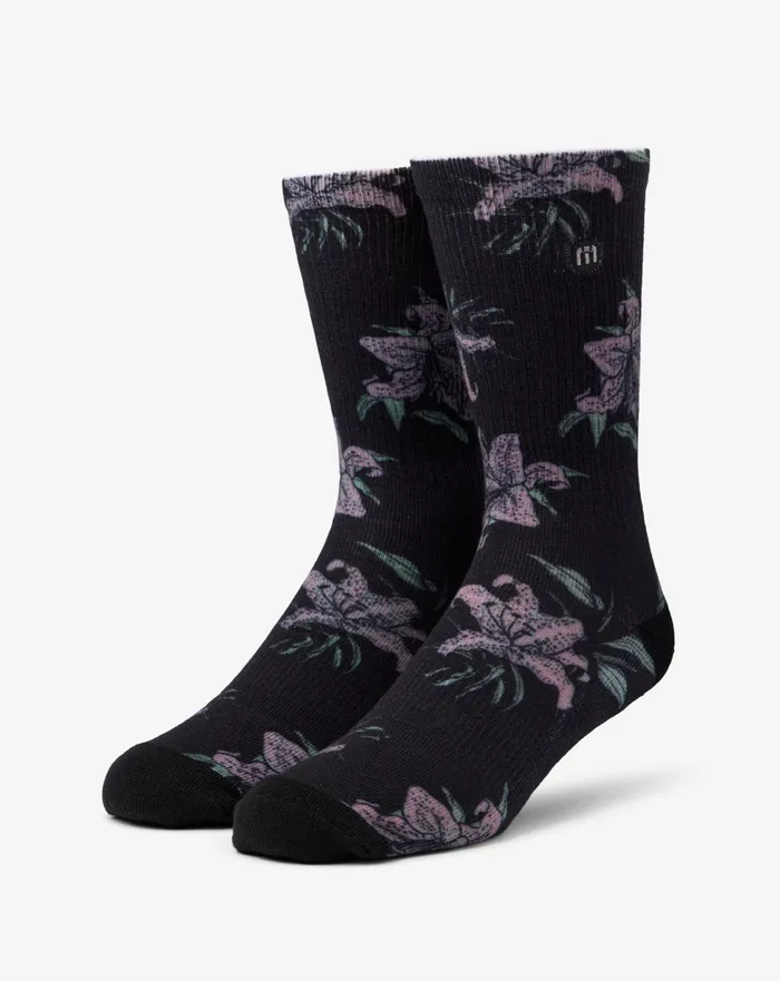 Accessories Socks TravisMathew PARADISE PEAK CREW SOCK Black