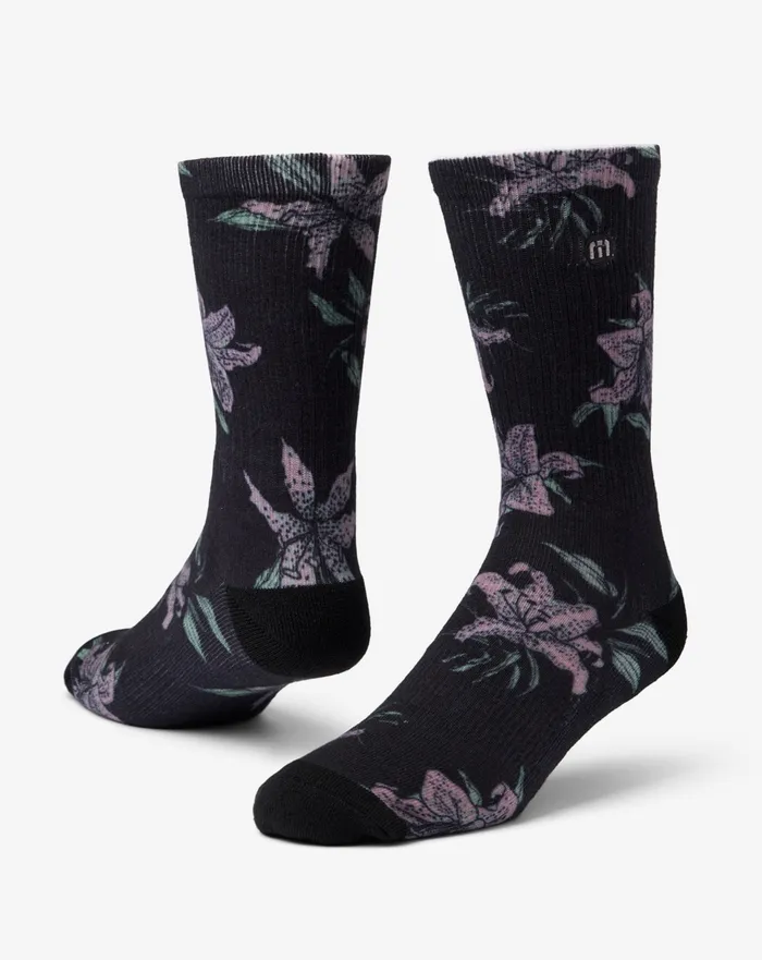 Accessories Socks TravisMathew PARADISE PEAK CREW SOCK Black