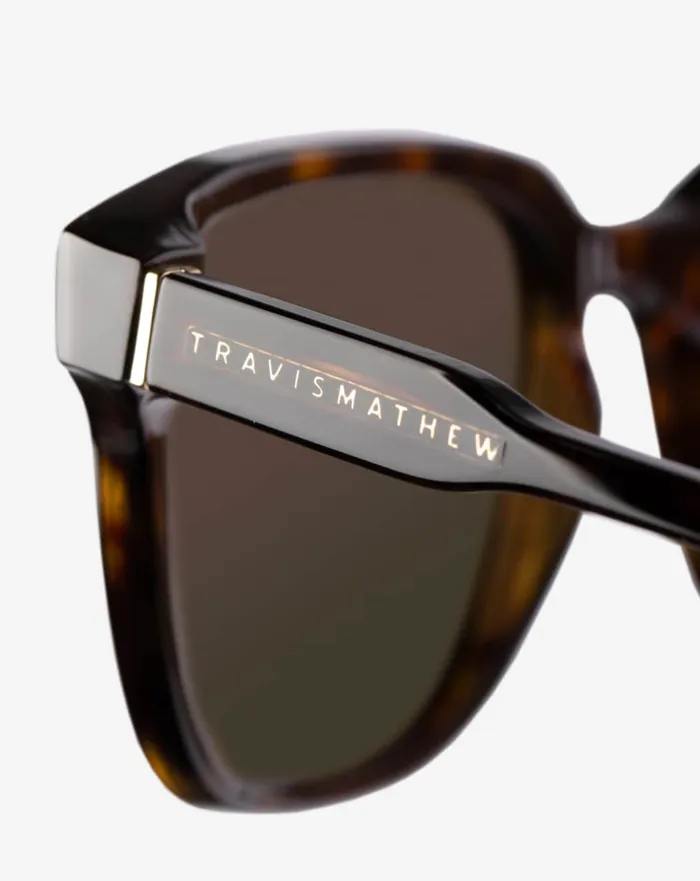 Accessories Sunglasses TravisMathew SUNDAZE 20 SUNGLASSES Brown Tort