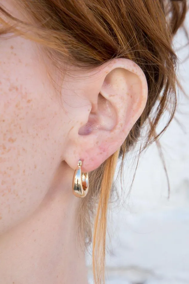 Accessories Thick Hoop Earrings Brandy Melville JEWELRY