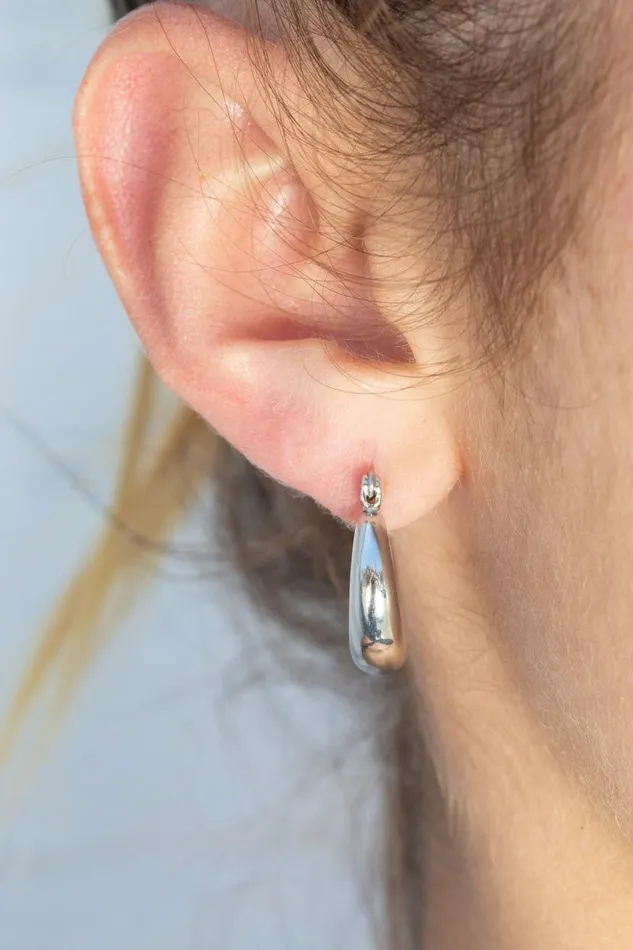 Accessories Thick Hoop Earrings Brandy Melville JEWELRY