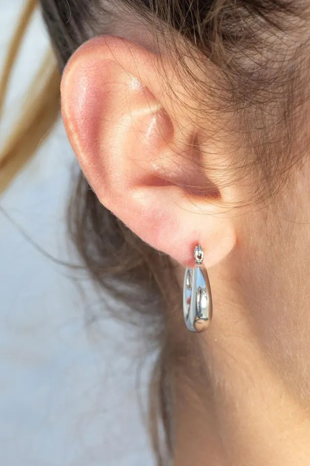 Accessories Thick Hoop Earrings Brandy Melville JEWELRY