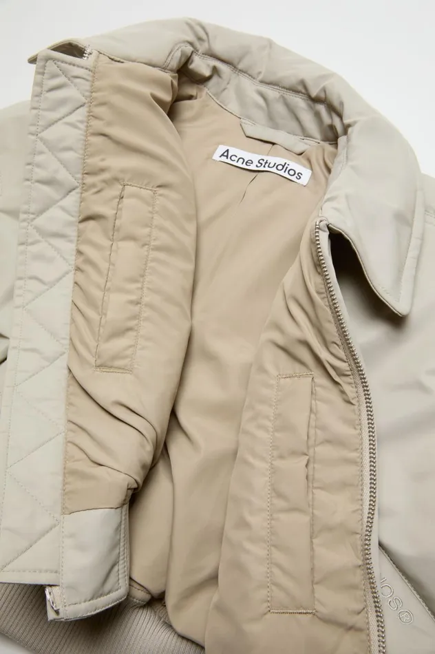 Acne Studios Bomber Jacket Fog Grey Women Outerwear