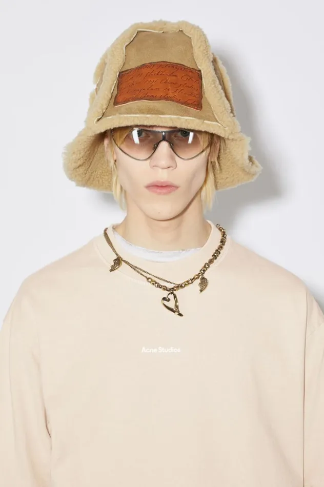 Acne Studios Charm Necklace Antique Gold Women Jewellery