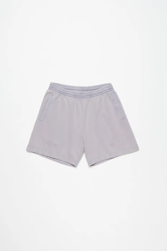 Acne Studios Cotton Shorts Dusty Purple Men Shorts