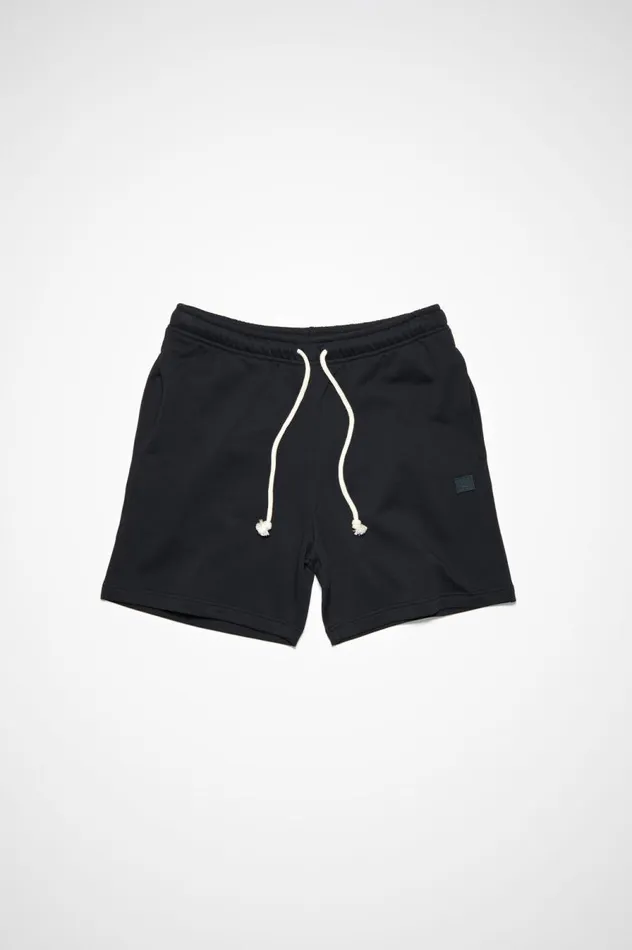Acne Studios Cotton Sweat Shorts Black Women Shorts