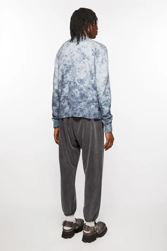 Acne Studios Cotton Sweatpants Faded Black Women Trousers