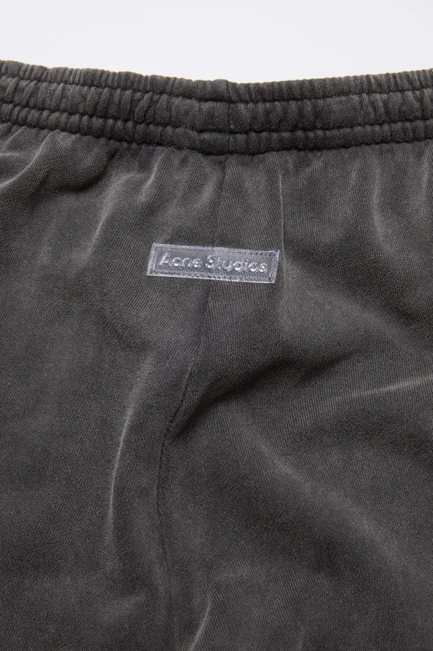 Acne Studios Cotton Sweatpants Faded Black Women Trousers