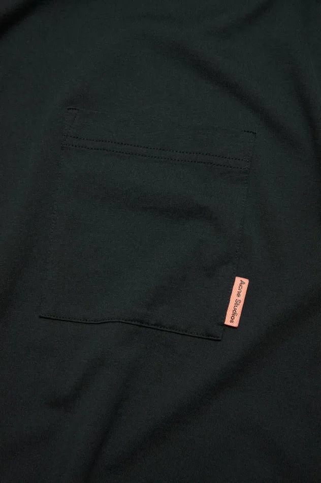 Acne Studios Crew Neck Tshirt 8211 Relaxed Fit Black Men Tshirts
