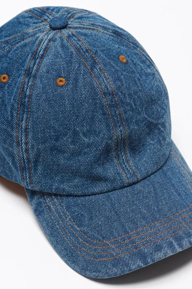 Acne Studios Denim Cap Mid Blue Men Hats