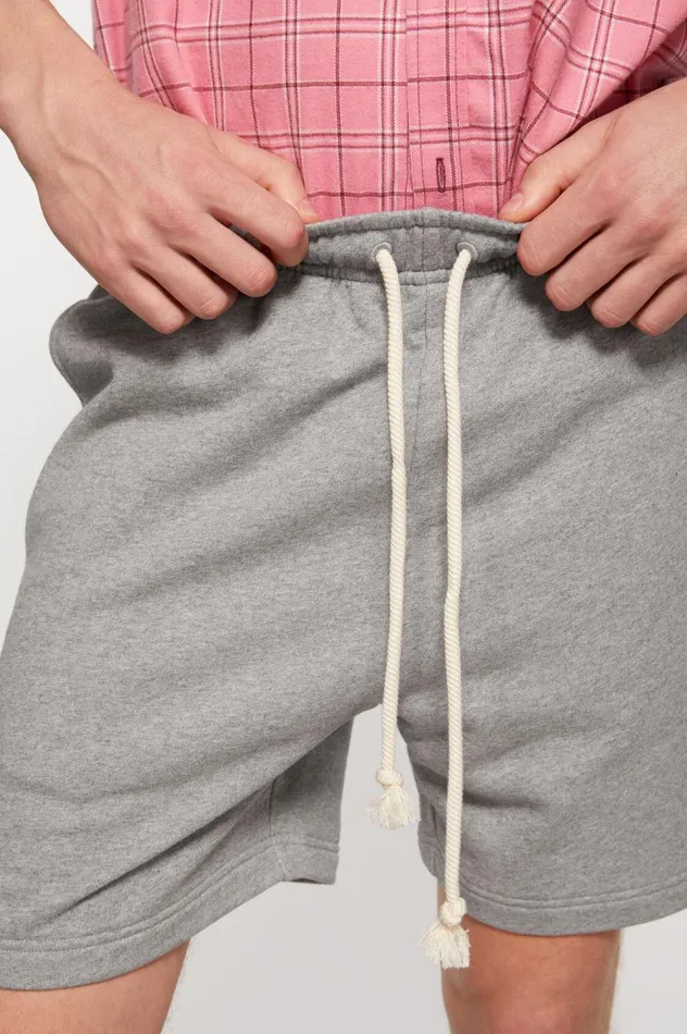 Acne Studios Fleece Shorts Light Grey Melange Women Shorts