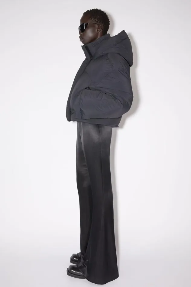 Acne Studios Hooded Puffer Jacket Black Women Outerwear