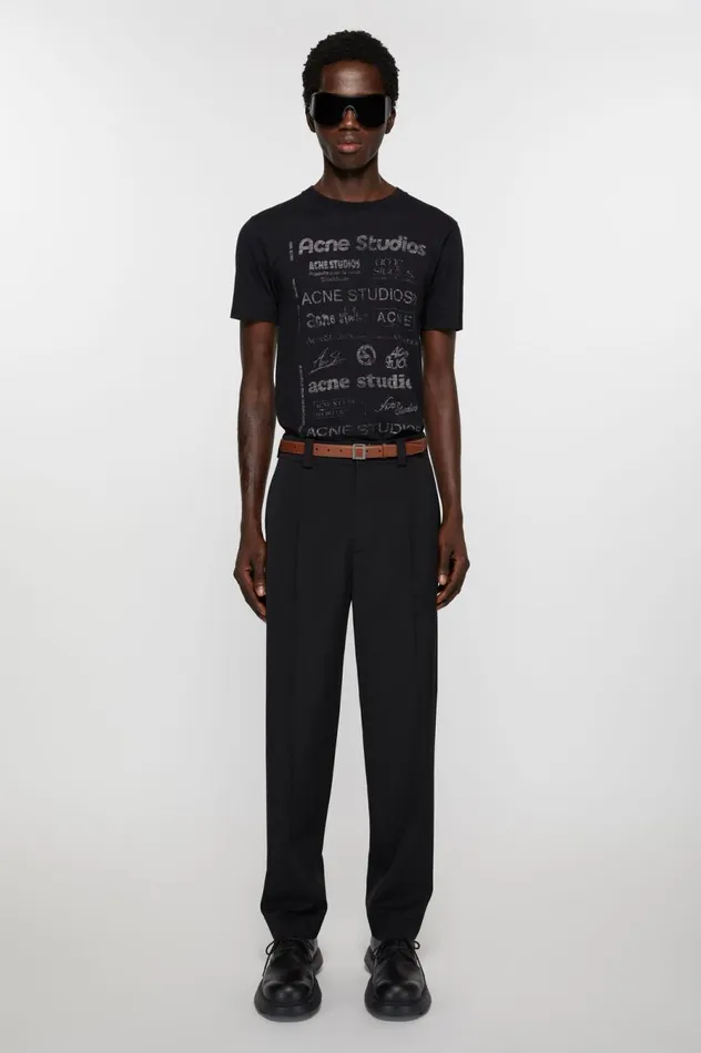 Acne Studios Leather Buckle Belt Brown Men Belts