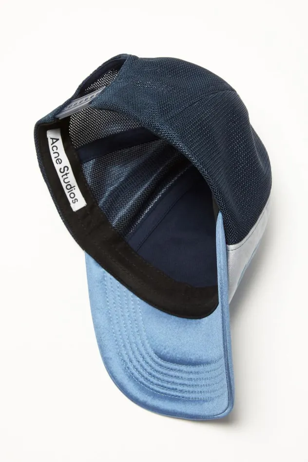 Acne Studios Logo Cap Multi Blue Men Hats