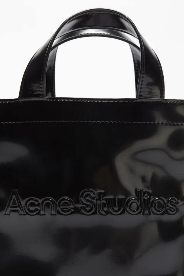Acne Studios Logo Mini Shoulder Tote Bag Black Men Bags