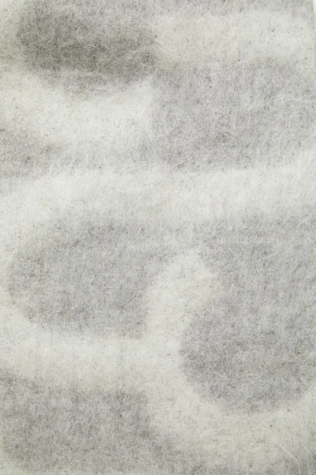 Acne Studios Logo Scarf Light Grey Men Scarves