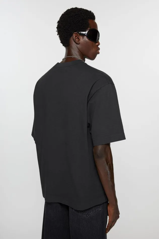 Acne Studios Logo Tshirt Black Men Tshirts