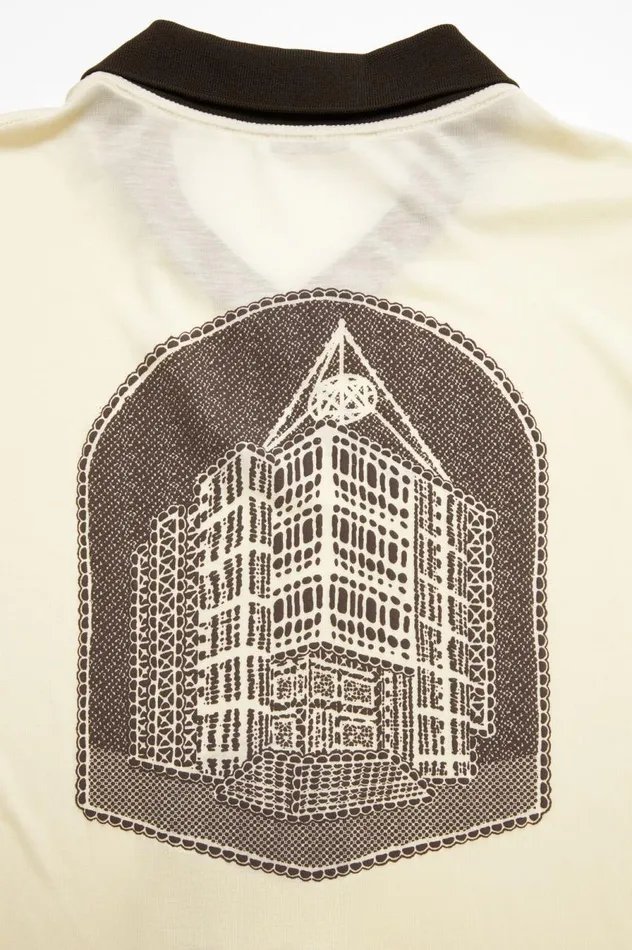Acne Studios Logo Tshirt Ivory White Men Tshirts