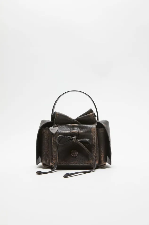 Acne Studios Multipocket Mini Bag Dark Brownbeige Men Bags