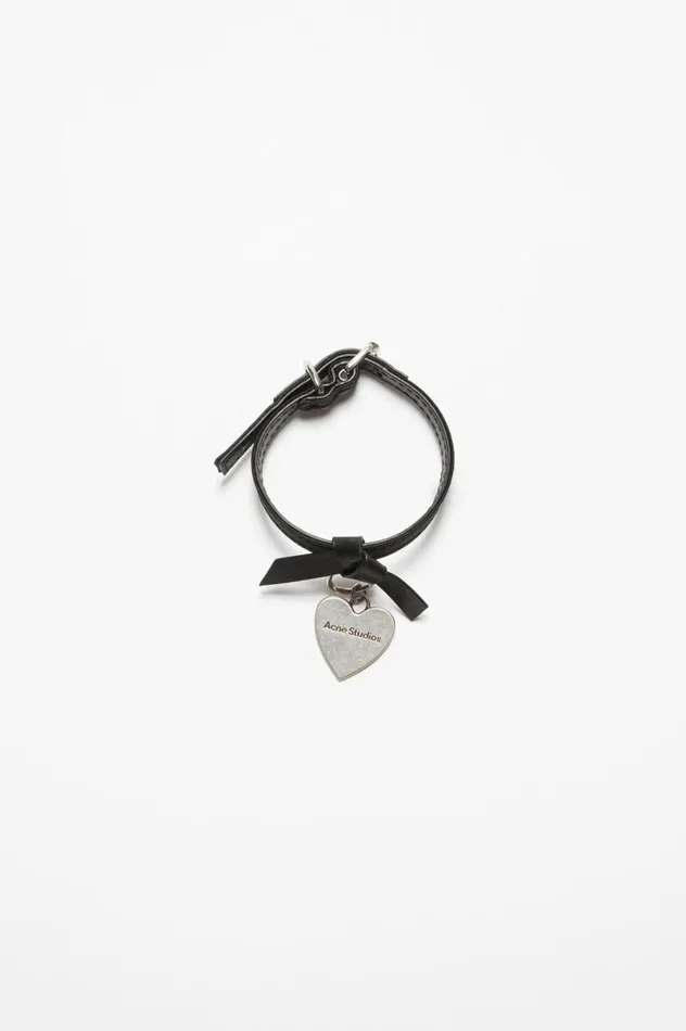 Acne Studios Musubi Charm Bracelet Black Men Jewellery