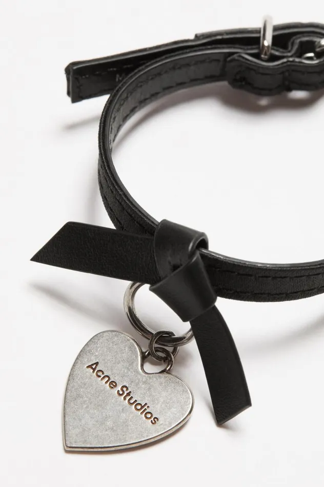 Acne Studios Musubi Charm Bracelet Black Men Jewellery