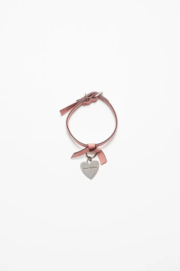 Acne Studios Musubi Charm Bracelet Salmon Pink Women Jewellery
