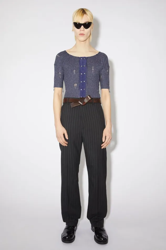 Acne Studios Musubi Leather Belt Dark Brown Men Belts