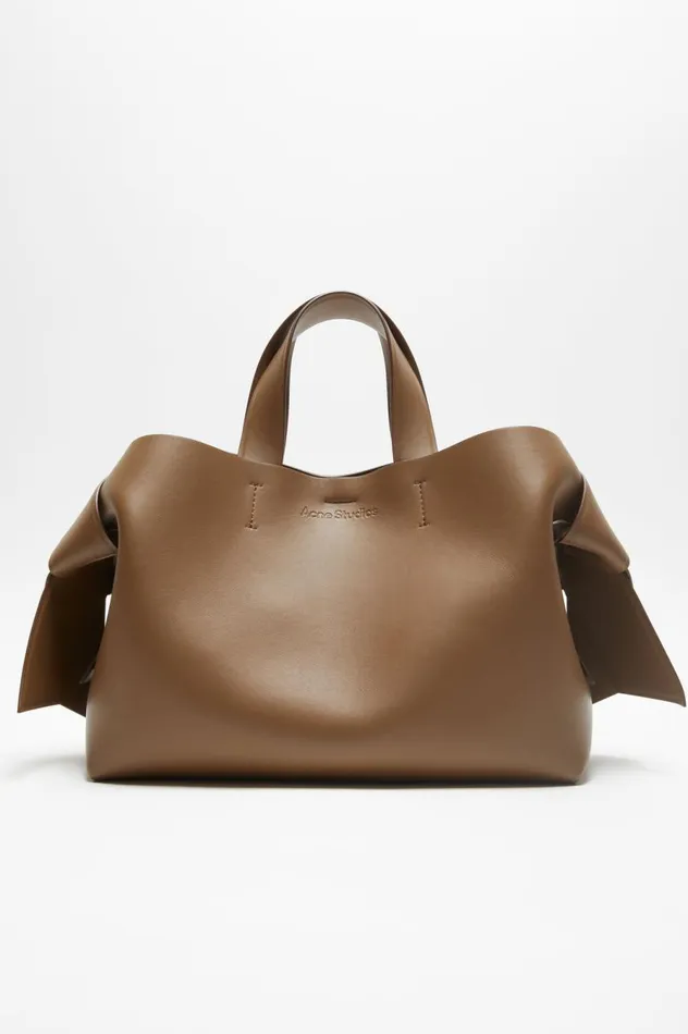 Acne Studios Musubi Midi Tote Camel Brown Men Bags
