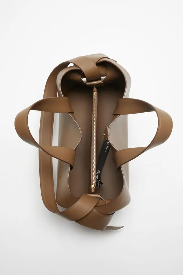 Acne Studios Musubi Midi Tote Camel Brown Men Bags