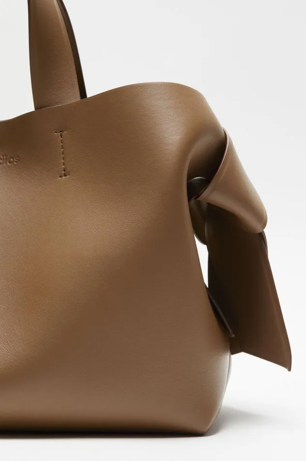 Acne Studios Musubi Midi Tote Camel Brown Men Bags