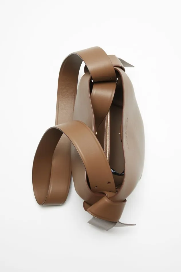 Acne Studios Musubi Mini Shoulder Bag Camel Brown Men Bags