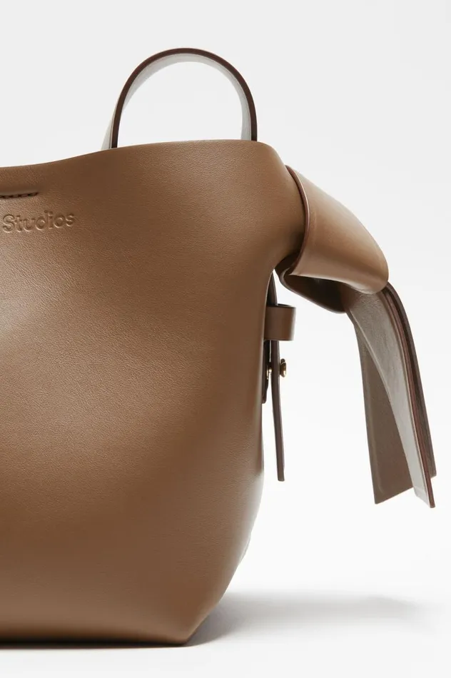 Acne Studios Musubi Mini Shoulder Bag Camel Brown Men Bags