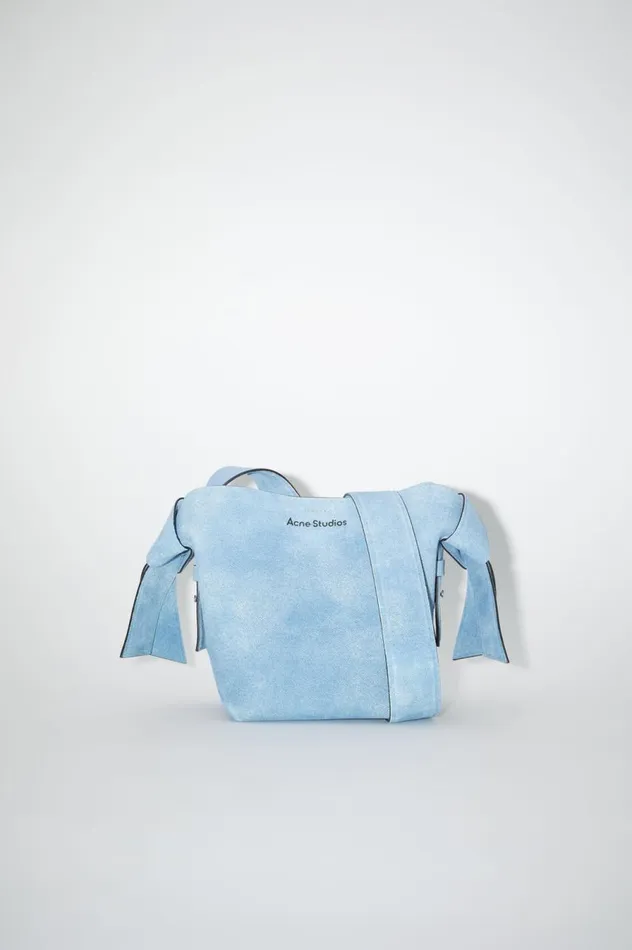 Acne Studios Musubi Mini Shoulder Bag Light Blue Women Bags