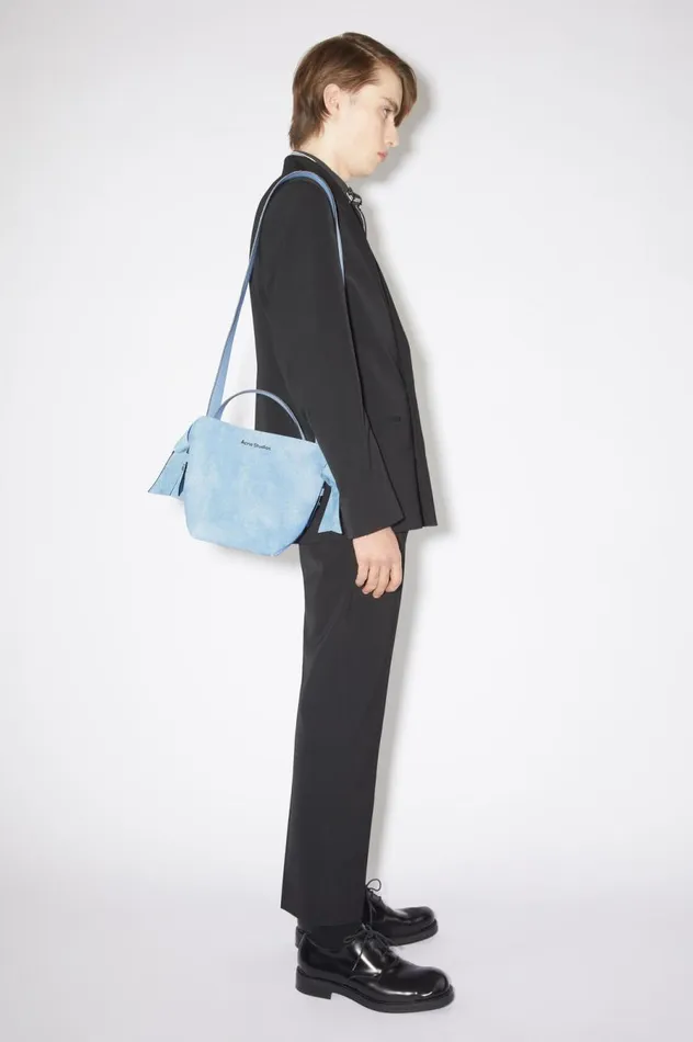 Acne Studios Musubi Mini Shoulder Bag Light Blue Women Bags