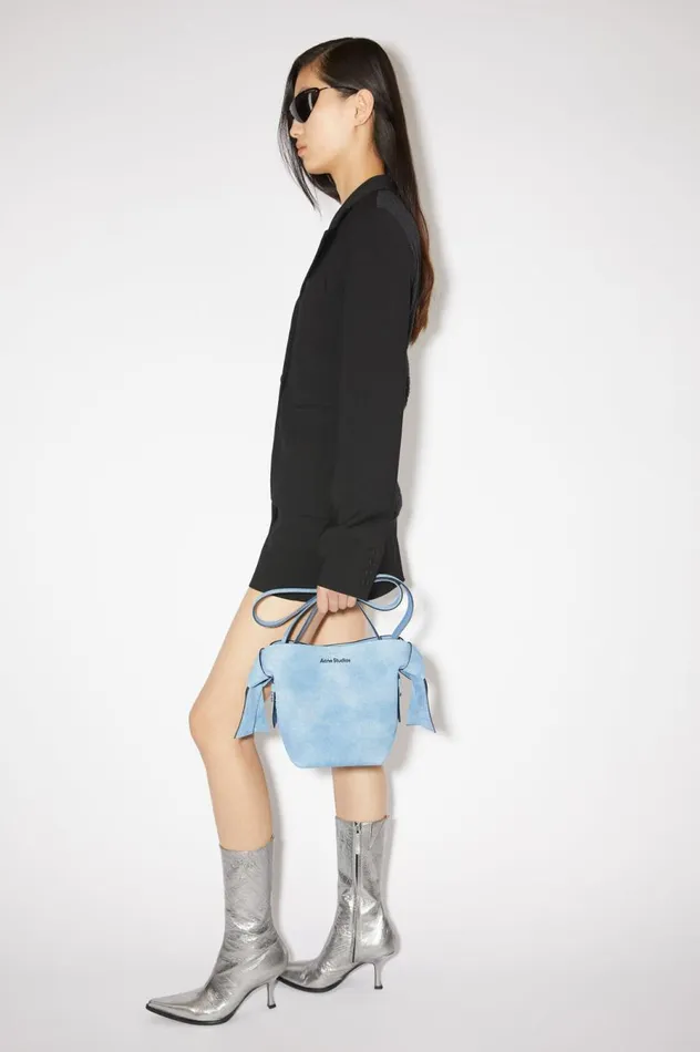 Acne Studios Musubi Mini Shoulder Bag Light Blue Women Bags