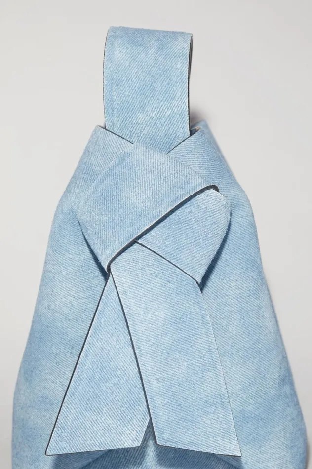 Acne Studios Musubi Mini Shoulder Bag Light Blue Women Bags